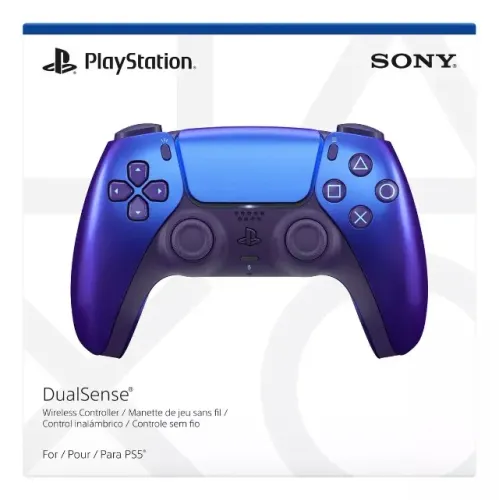 Controle Sem Fio Dualsense Playstation 5 Chroma Indigo Cor Azul
