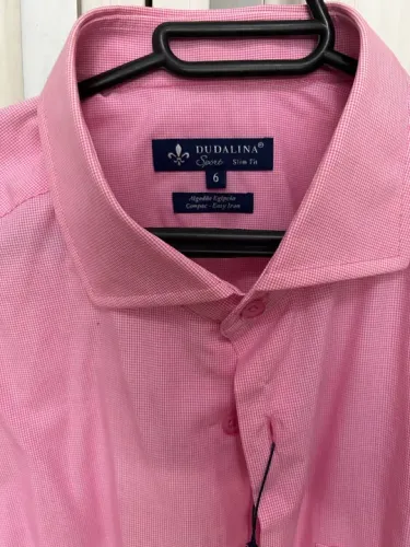 Camisa Dudalina Sport Slim Fit Rosa TAM6