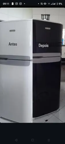 Plotagem de geladeira ZAP *