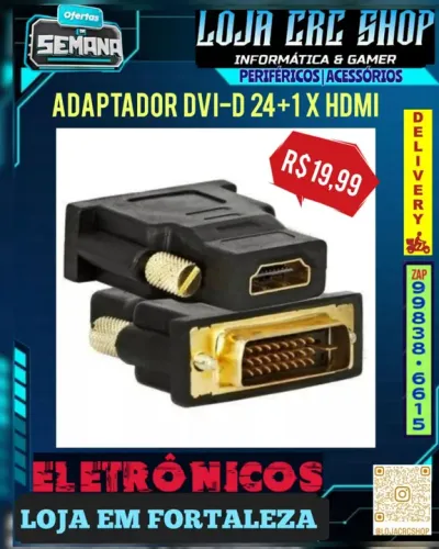 Adaptador DVI-D 24+1 x HDMI