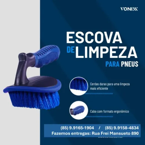 Escova para limpeza de pneus - Vonixx