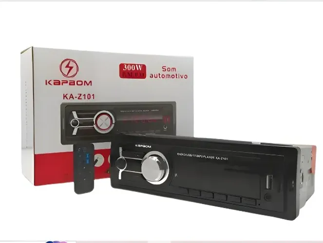 Aparelho De Som Automotivo Bluetooth Usb Sd Rádio Fm Kz101