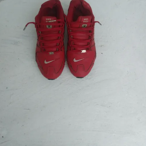 Nike shox nz 4 molas vermelho 