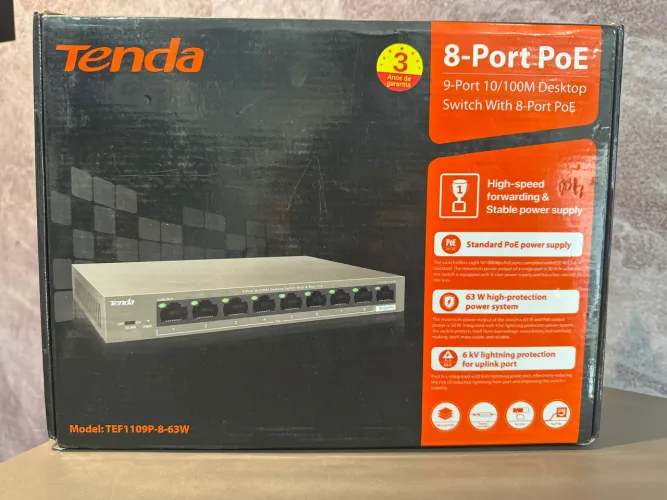 Switch Tenda TEF1109P-8-63W