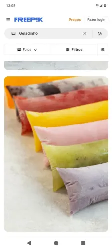 Sacolé de frutas e Sacolé gourmet.