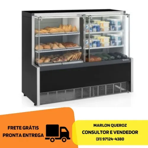 Balcão Refrigerado e Estufa 1,40M Gelopar 127/220v