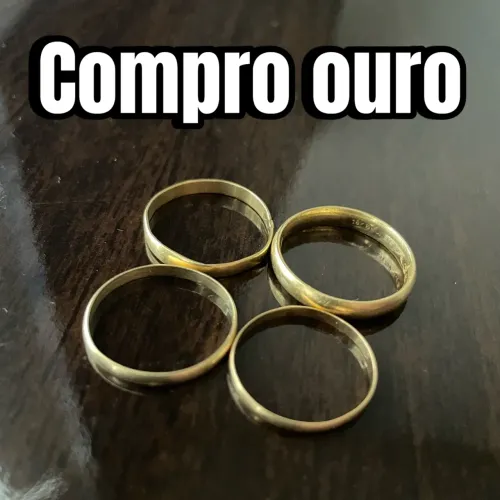 Aliança de ouro 18k 750