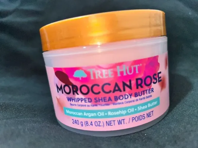 tree hut moroccan rose whipped shea body butter - hidratante corporal 240g