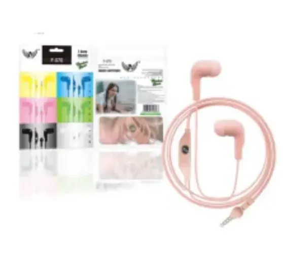 FONE DE OUVIDO COM FIO MICROFONE F-070