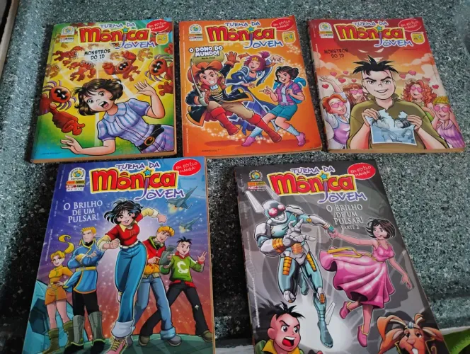 Turma da Mônica Jovem - kit com 5 Edições em Estilo Mangá