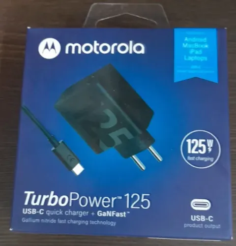 CARREGADOR COMPLETO TIPO C 125W TURBO POWER