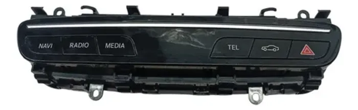 Painel de Controle de Áudio Mercedes C200 Hybrid 2019 1.5 Turbo