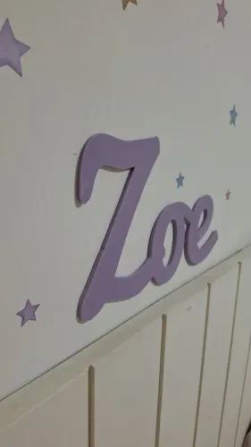 Nome personalizado para parede 