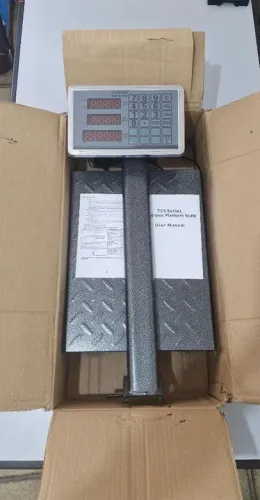 Balança Eletrônica de Plataforma para Comércio com Mastro 200kg