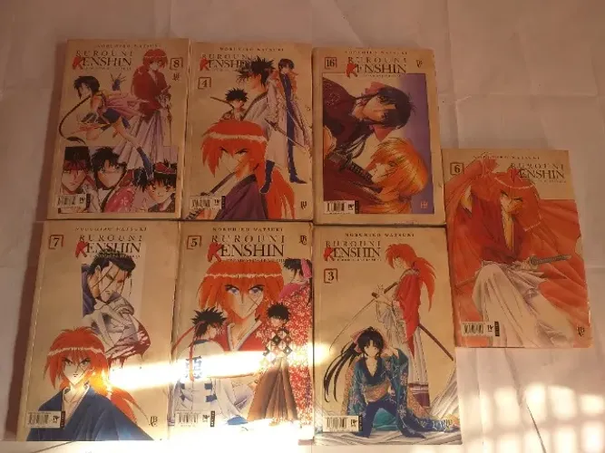 Mangá  Rurouni Kenshin números 3,4,5,6,7,8,16 R$12 cada+frete 