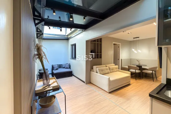 Studio no Jaya com 40 m², Mobiliado e Churrasqueira Rua Martim Afonso