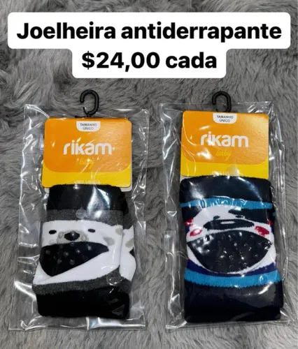 Joelheiras antiderrapantes para bebê