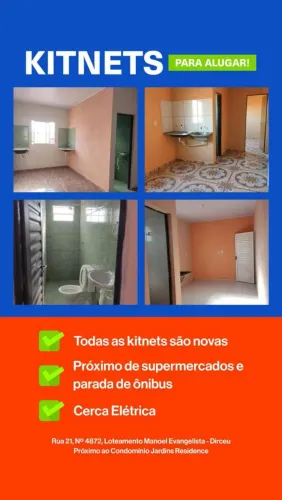 KITNETS 550 R$ (PROXIMO AO DIRCEU)