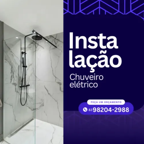 Instalação de chuveiro elétrico