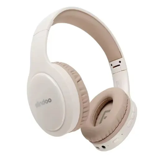 Fone de Ouvido Bluetooth Sindoo JH-919 - Bege 
