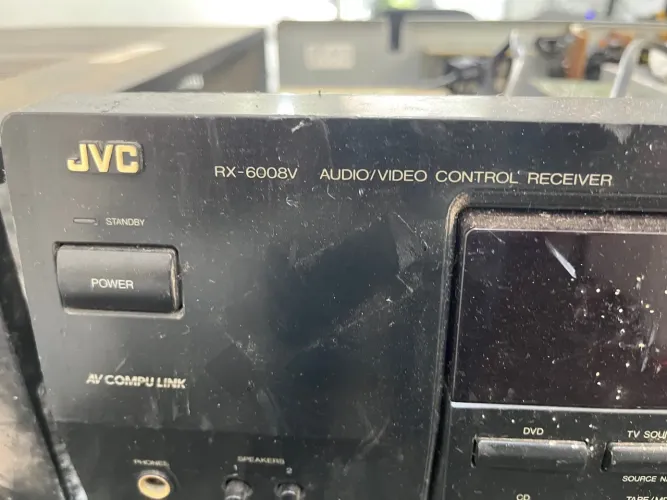 Receiver JVC RX-6008V não funciona