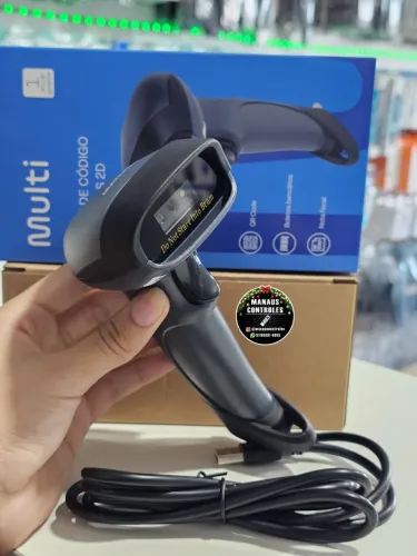 Leitor de código de barras com Fio USB 
