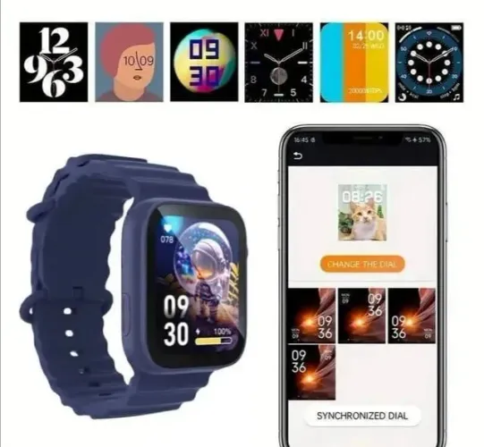 Smartwatch K89 com tela personalizável e monitoramento de atividades
