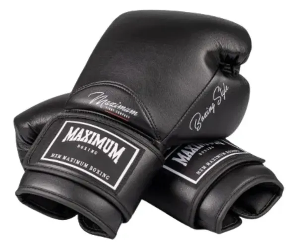 Luva de Box e Muay Thai Maximum Classic Black