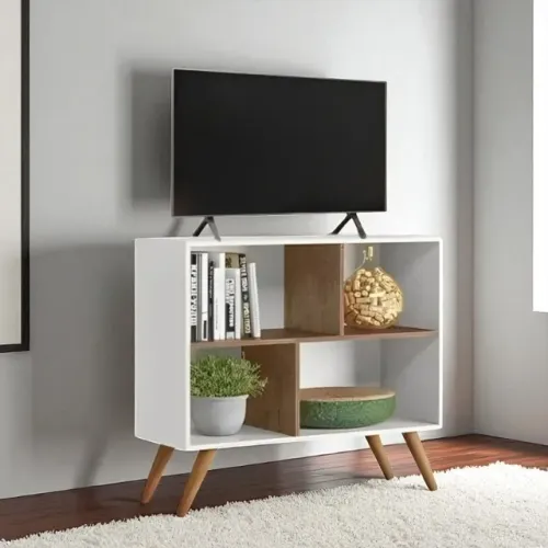 rack novo em estoque que  suporta TVs de até 42