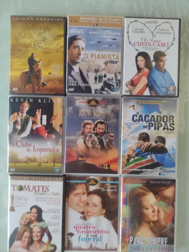 DVD Filmes Originais - 9 Temas Valor Unitário 