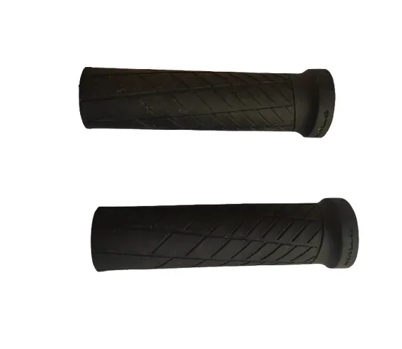Manopla Bicicleta Btwin Anti Deslizamento Com Trava Lock Preto