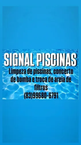 Limpeza de piscinas 