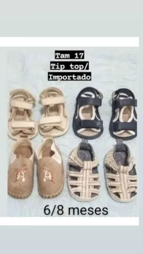 Kit de Sapatinhos Tip Top importado Tam 17