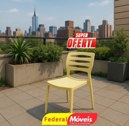 Cadeira Plástica Ville ideal para comércio