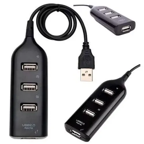 Hub USB 4 Portas cabo de 50Cm - Importado