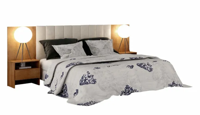 CABECEIRA BOX CASAL EVEREST PLUS C/MESA DE CABECEIRA r54