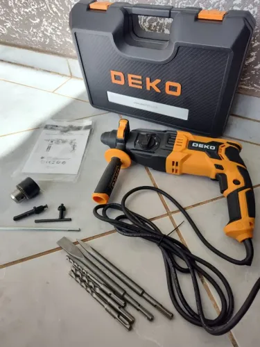 Martelete Rompedor Combinado 850w Maleta E Acessórios Deko