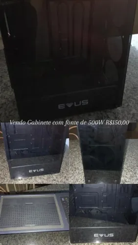 Gabinete com fonte