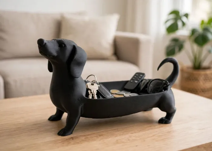 Bandeja de Dachshund - Adorável Organizador de Cachorro - Ultimas unidades