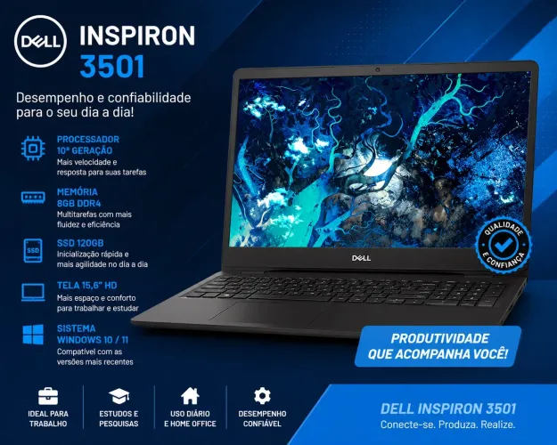 Notebook Dell Inspiron 3501