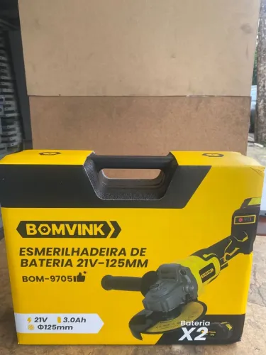 ESMERILHADEIRA À BATERIA 21 V BOMVINK