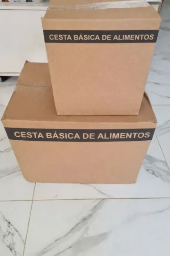Cesta de alimentos + limpeza 
