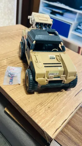 Blindado comandos em ação Gi Joe completo com novos adesivos caso queira trocar 