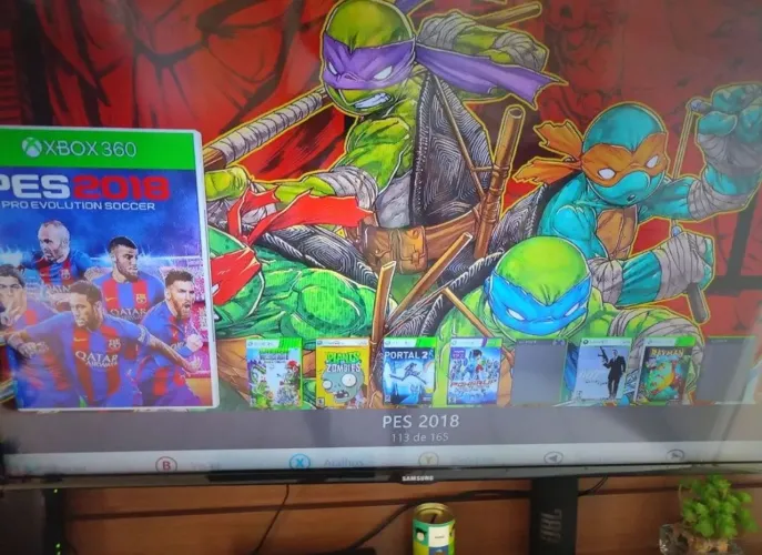 Xbox 360 com 165 jogos