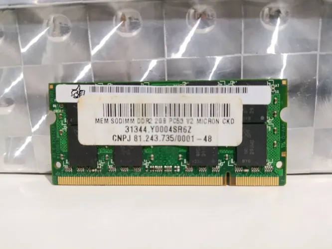Mmemória RAM DDR2 2GB para Notebook