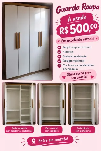Guarda roupa solteiro
