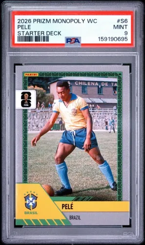 Pelé PSA 9 - Panini Prizm Monopoly FIFA World Cup 2026