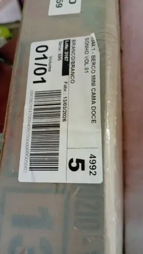 Berço novo, que virá mini cama.