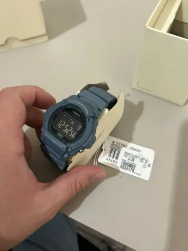 Casio W219H negative Deep BLUE