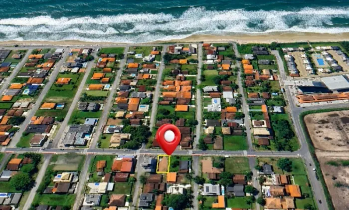 TERRENO 12X25 LIMPO ATERRADO A 100 METROS DA PRAIA